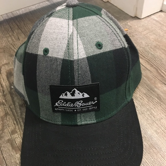 Mens Eddie Bauer Flannel Hat 